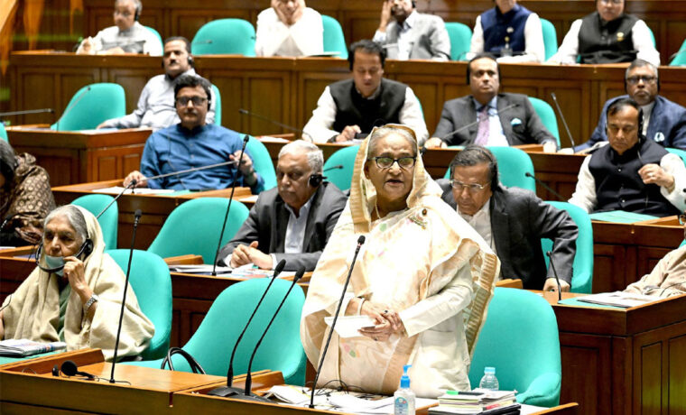 চীন-রাশিয়া-ভারত থেকে সমরাস্ত্র কেনা হচ্ছে : সংসদে প্রধানমন্ত্রী